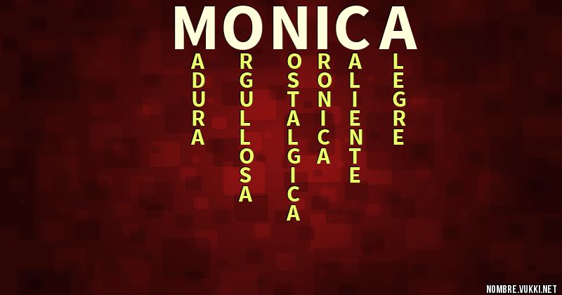Acróstico mÓnica