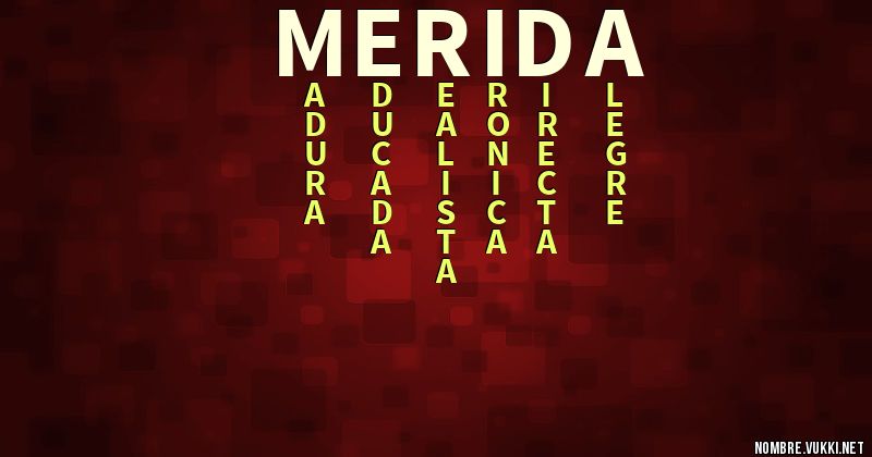Acróstico mérida