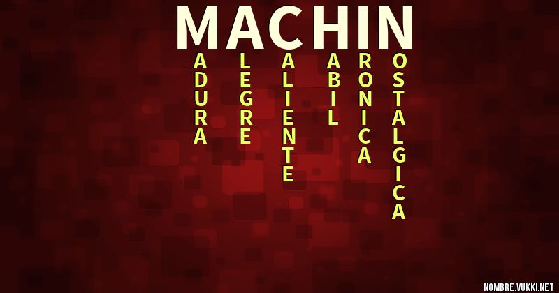 Acróstico machin