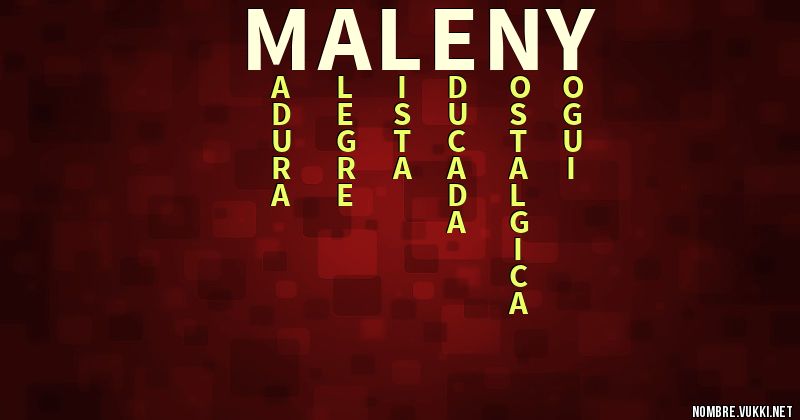 Acróstico maleny