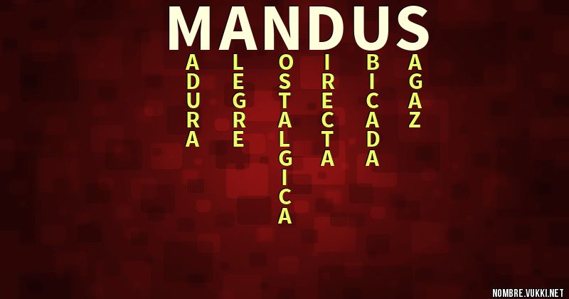 Acróstico mandus