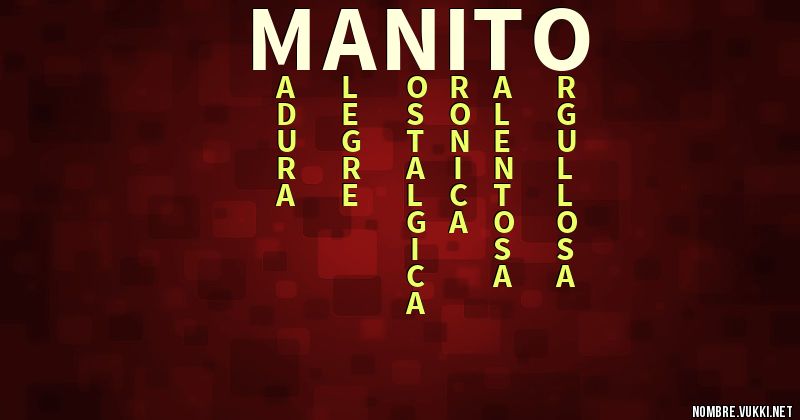Acróstico manito