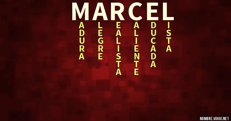 Acróstico marcel