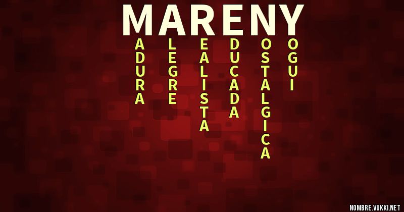 Acróstico mareny