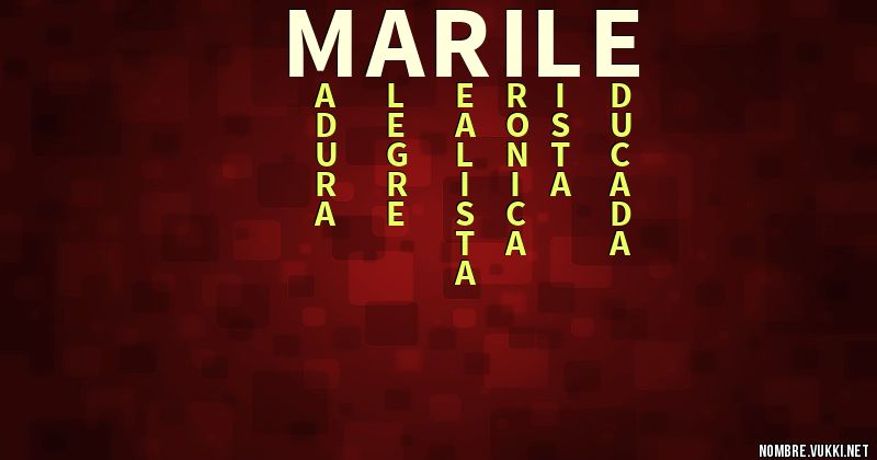 Acróstico marilè