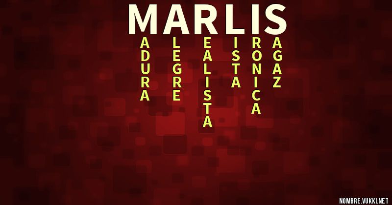 Acróstico marlis