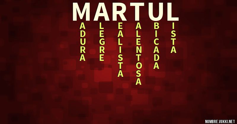 Acróstico martul26