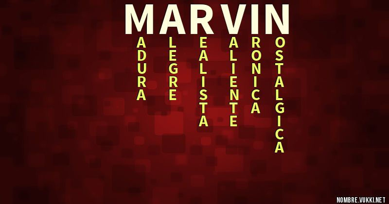 Acróstico marvin