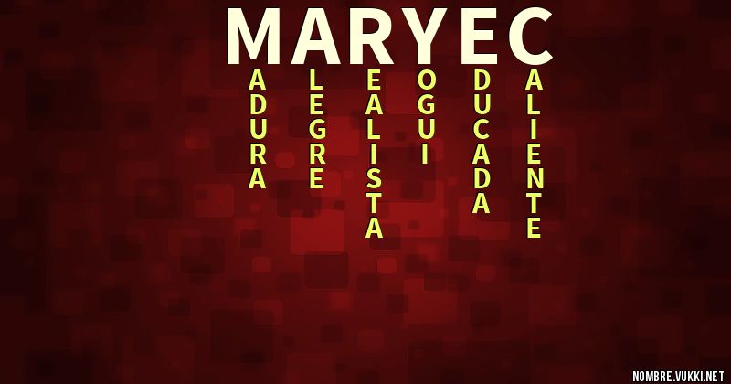 Acróstico maryec