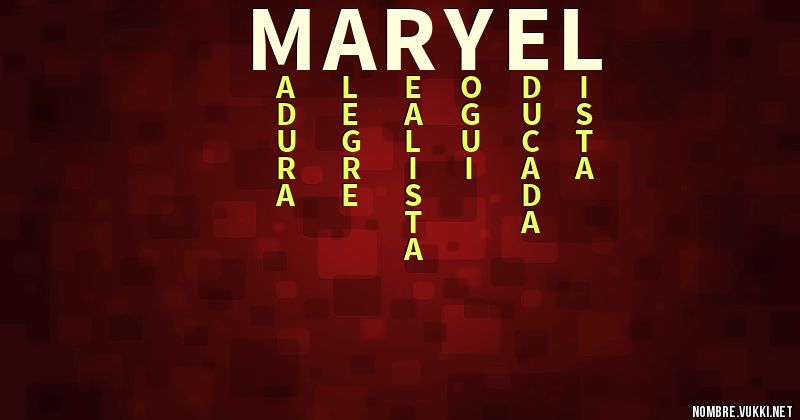 Acróstico maryel