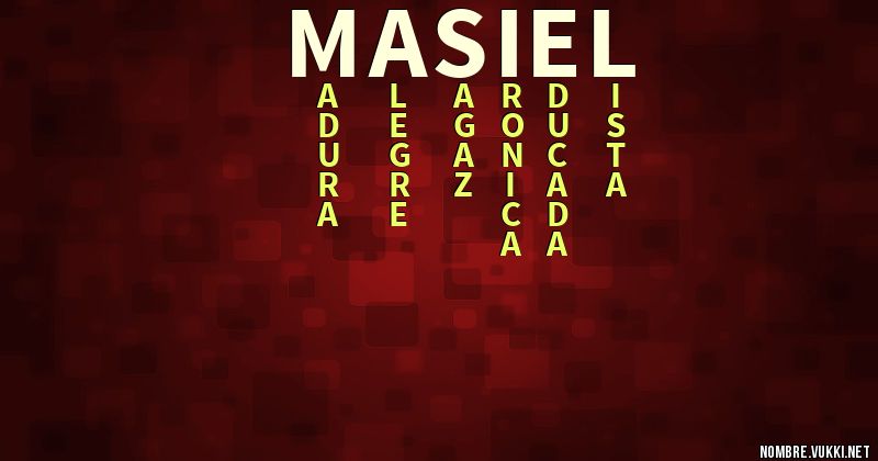 Acróstico masiel