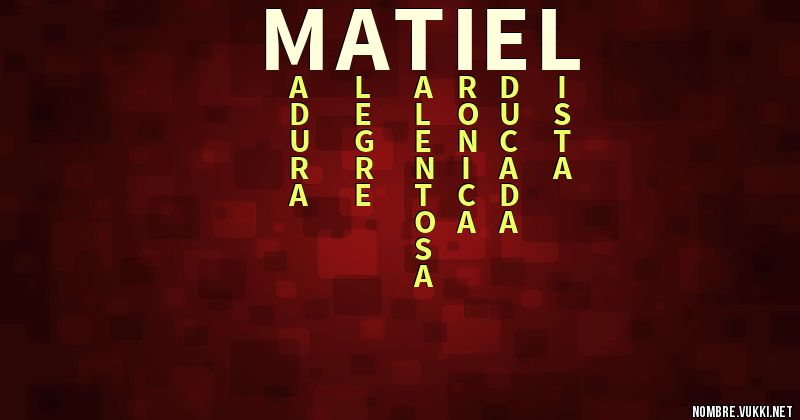 Acróstico matiel