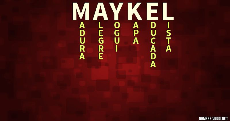 Acróstico maykel