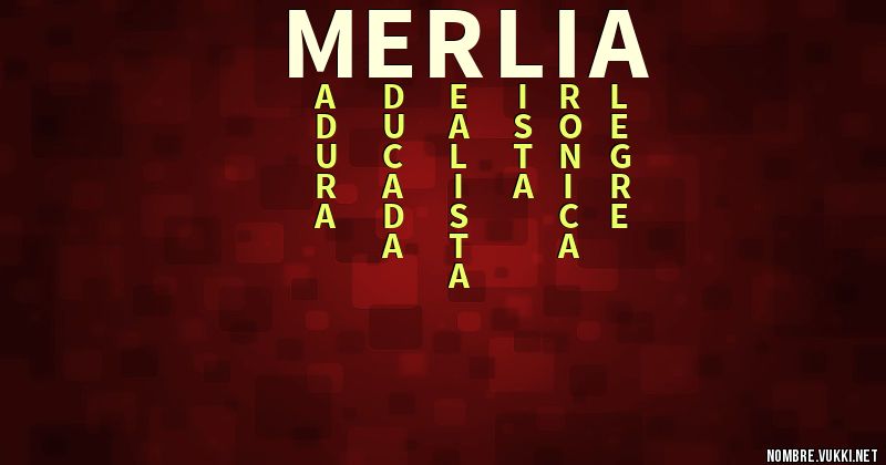 Acróstico merlia