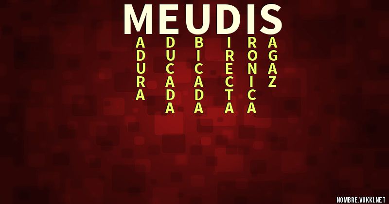 Acróstico meudis