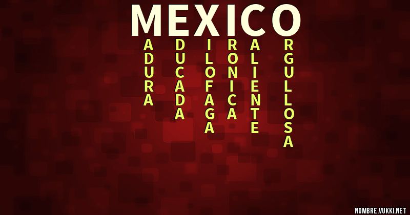 Acróstico mexico