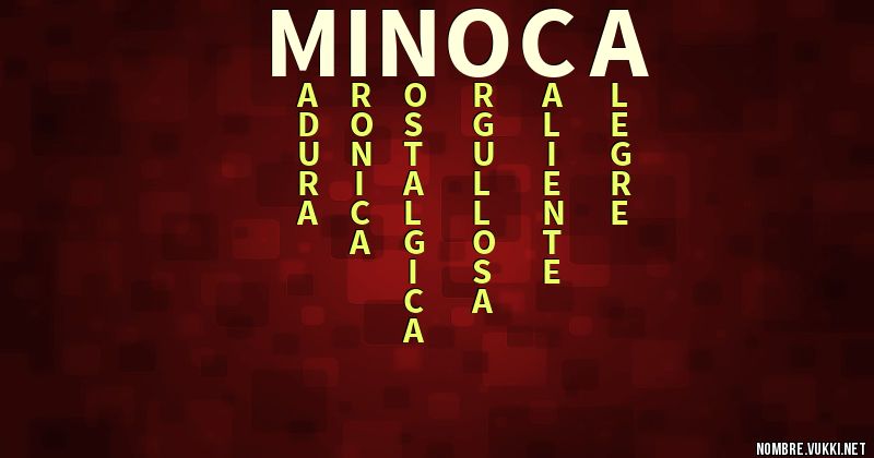 Acróstico miñoca