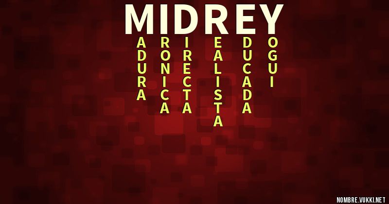Acróstico midrey