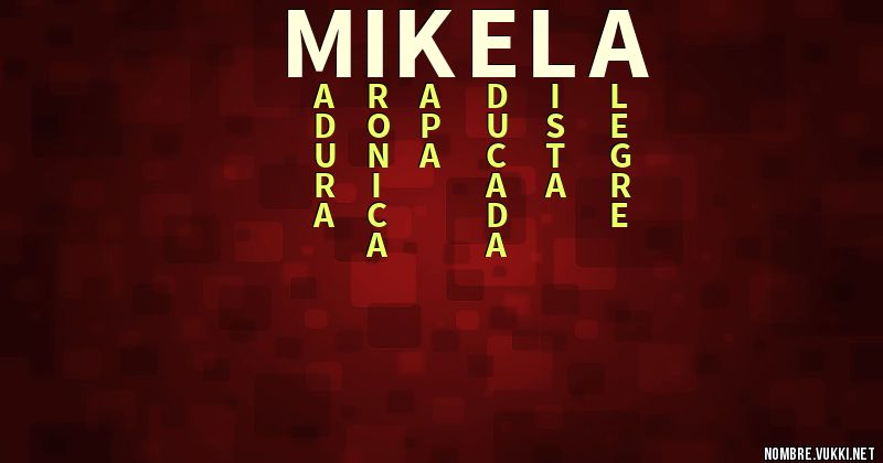 Acróstico mikela