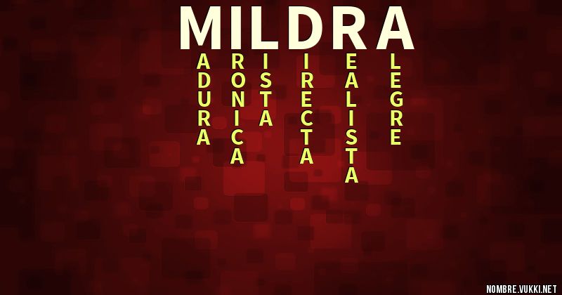 Acróstico mildra