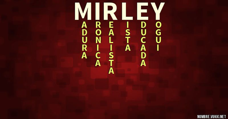 Acróstico mirley