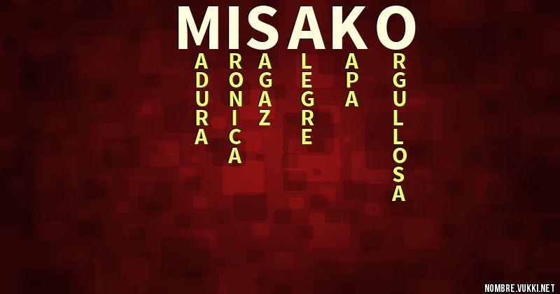 Acróstico misako