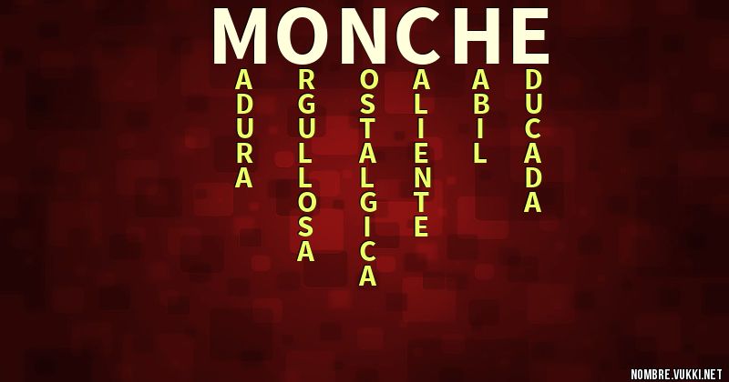 Acróstico monche