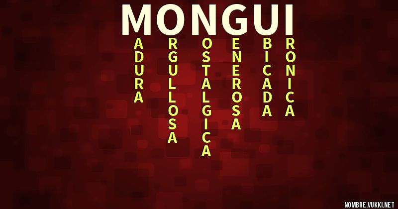 Acróstico mongui