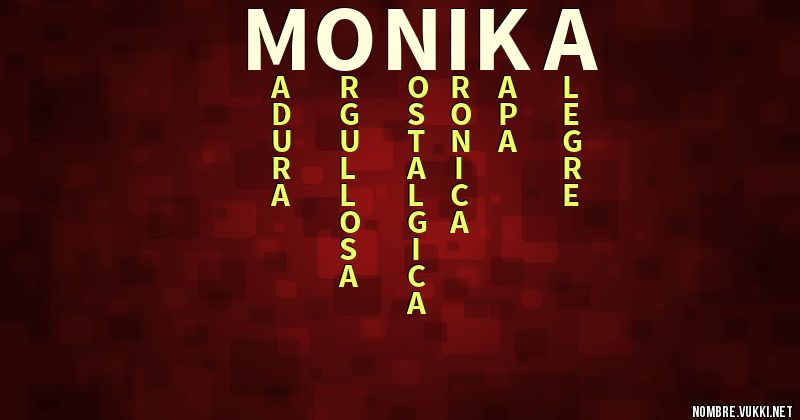 Acróstico monika