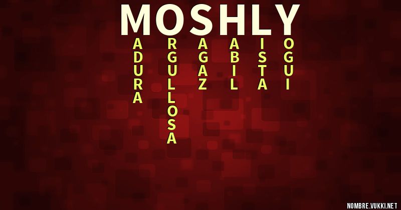 Acróstico moshly