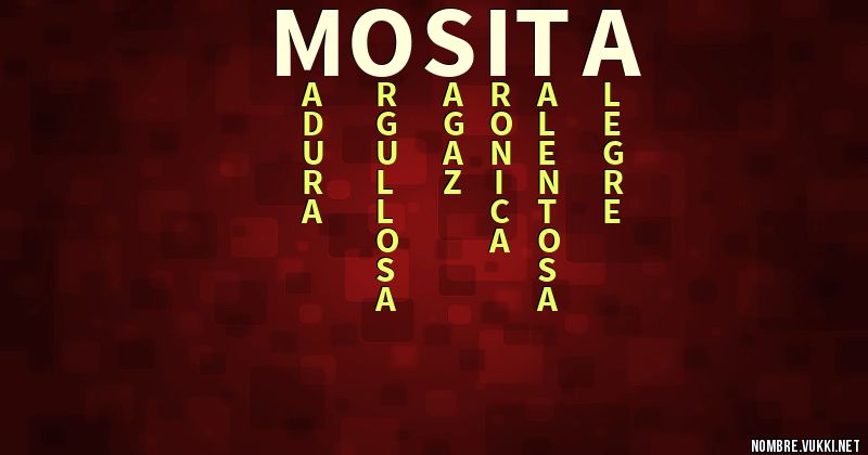 Acróstico mosita