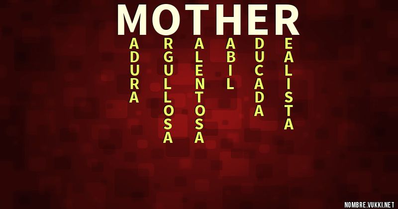 Acróstico mother