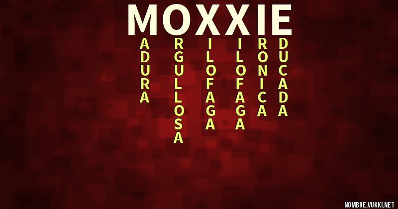 Acróstico moxxie