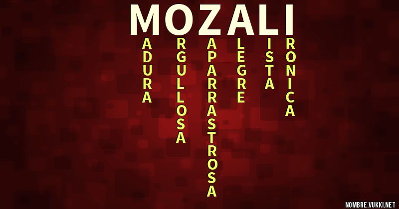 Acróstico mozali