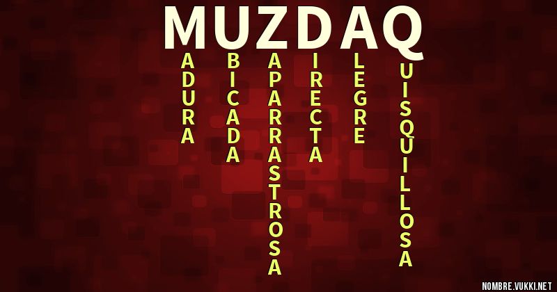 Acróstico muzdaq