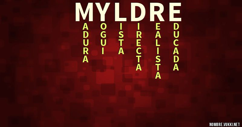 Acróstico myldre