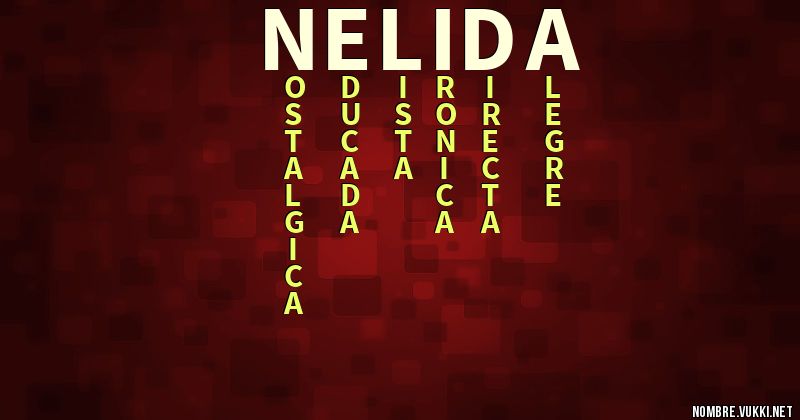 Acróstico nélida