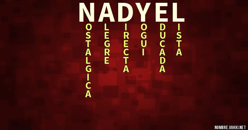 Acróstico nadyel