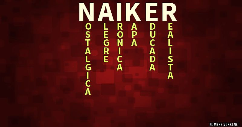 Acróstico naiker