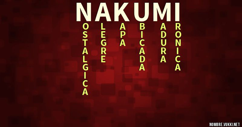 Acróstico nakumi