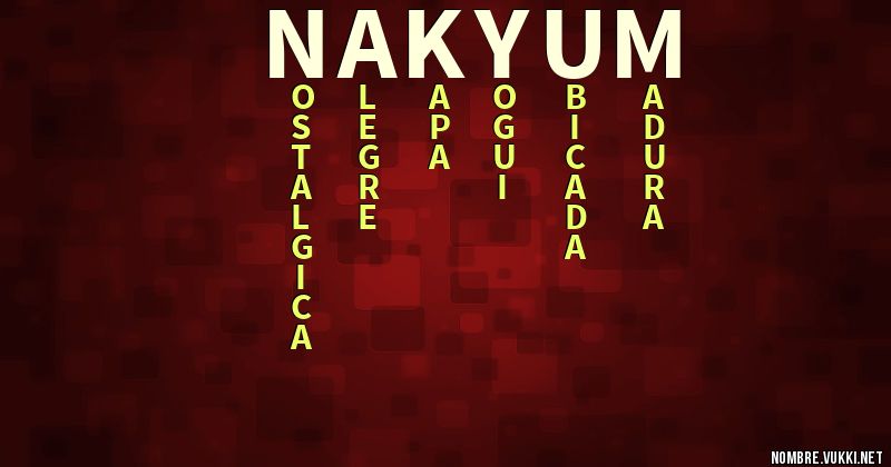 Acróstico nakyum