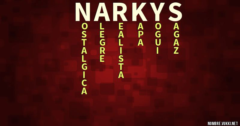 Acróstico narkys