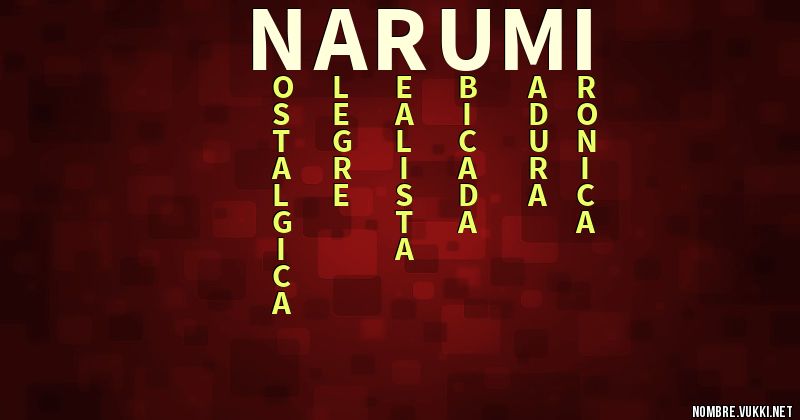 Acróstico narumi
