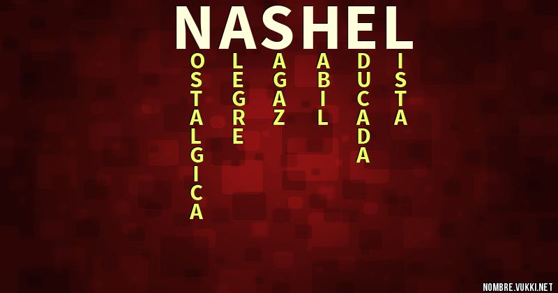 Acróstico nashel