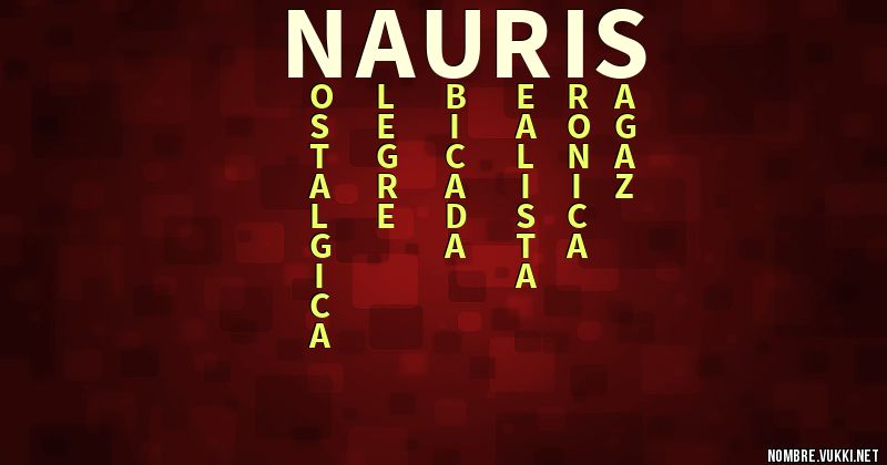 Acróstico nauris