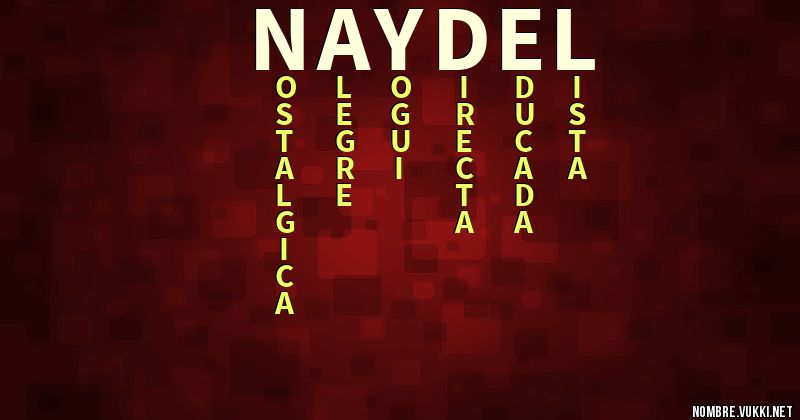 Acróstico naydel