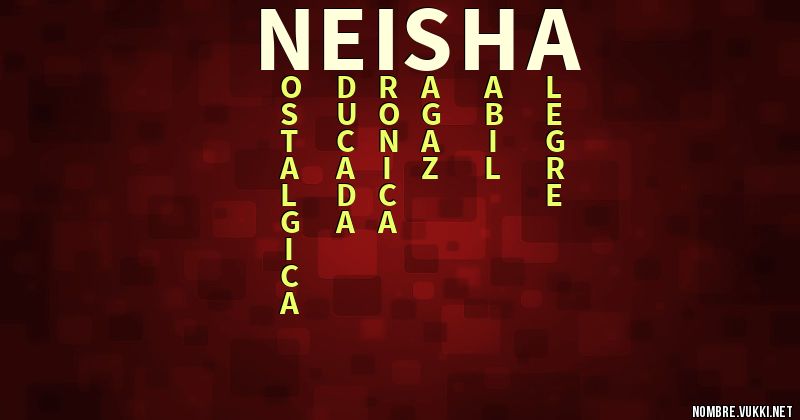 Acróstico neisha