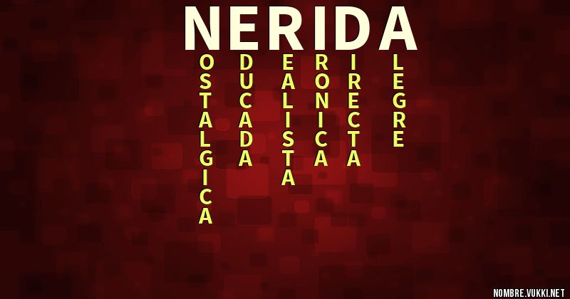 Acróstico nerida