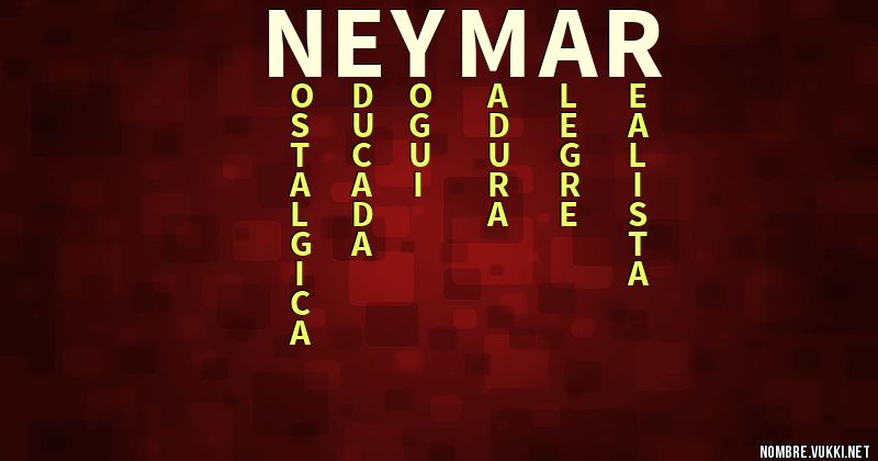 Acróstico neymar