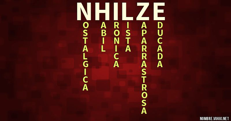 Acróstico nhilze